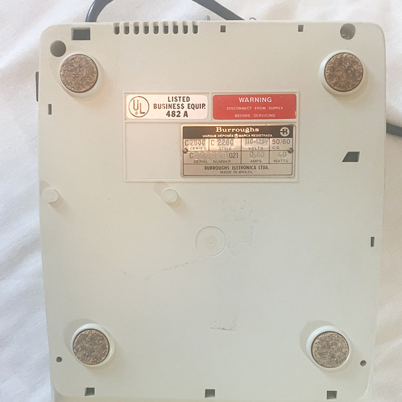 Vintage Burroughs adding machine - Picture 2 of 6